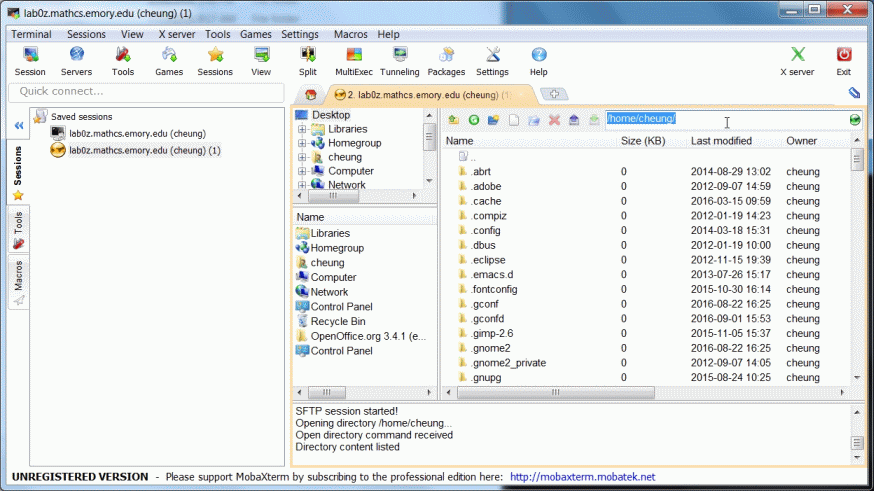 Remote Access Windows SFPT 5